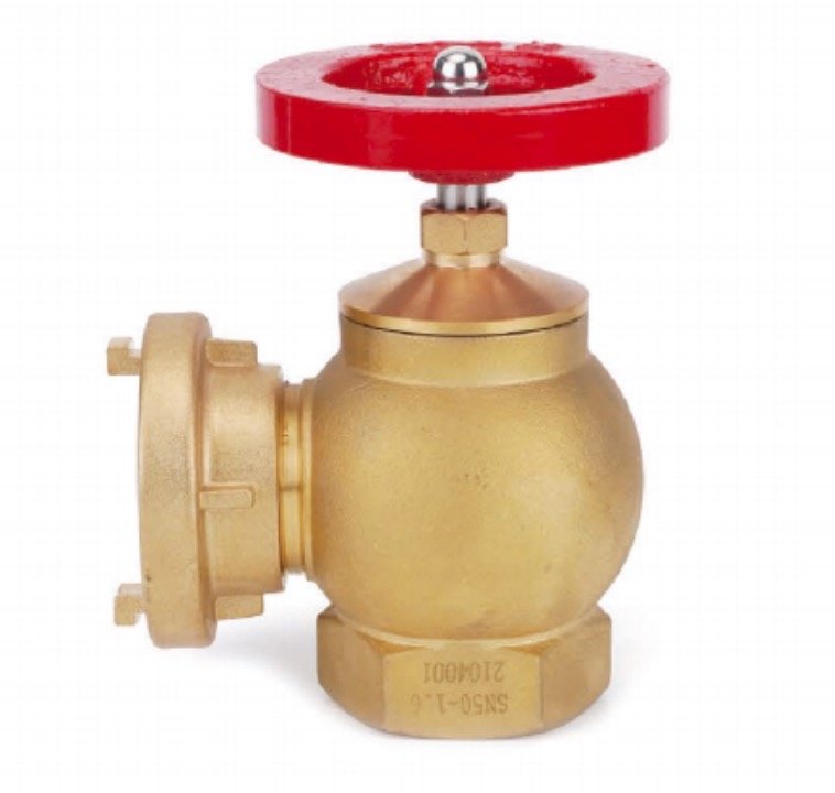 消防栓-直角-内牙式DN40-无管牙和闷盖 